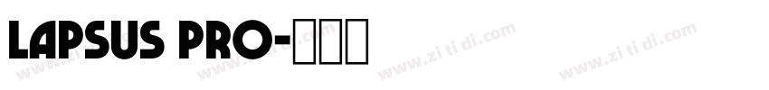 lapsus pro字体转换